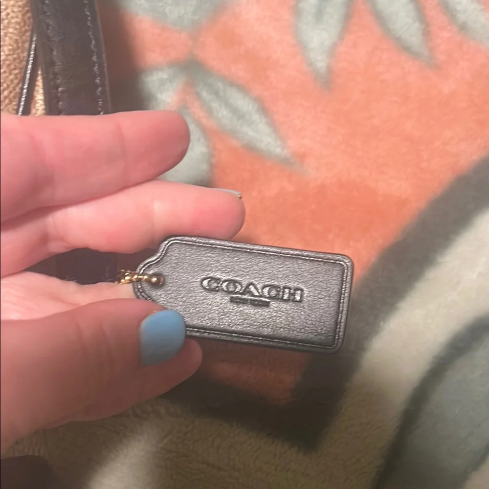 Coach Brown Crossbody Bag with Black Accents - Picture 5 of 10